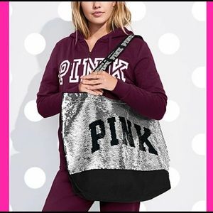 PINK Victoria’s Secret Black Friday Sequin Tote